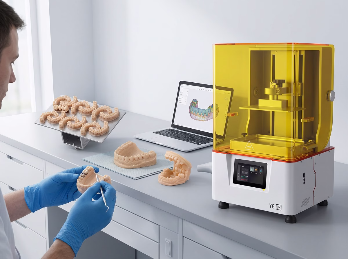 Resin 3D printing applications for dental models