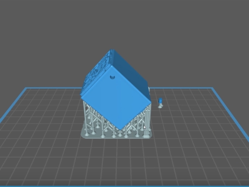 光固化3D打印机模型切片